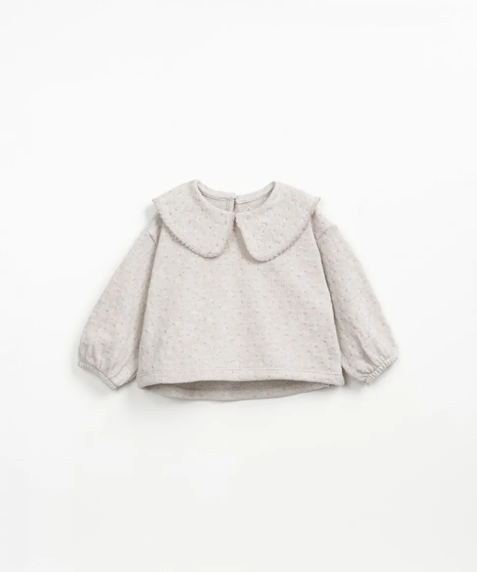 Play Up | Embellished Jersey Sweater | Grés | PA02/2AQ11350