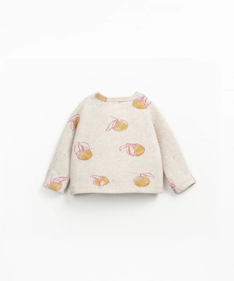 Play Up | Printed Jersey Sweater | Grés Laranjas | PA00/0AQ11351