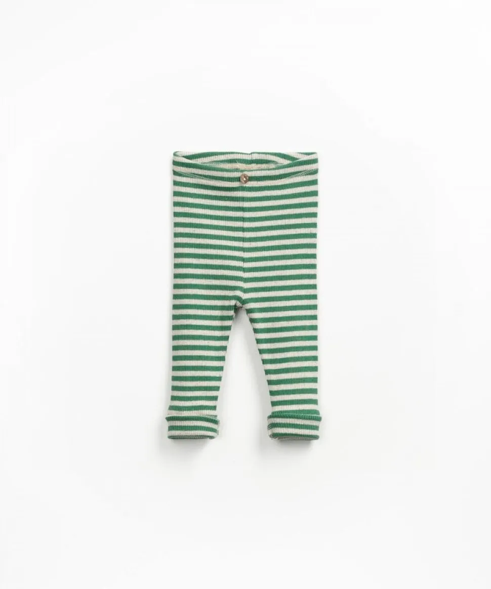 Play Up | Striped Rib Leggings | Botanical | PA01/1AQ11651