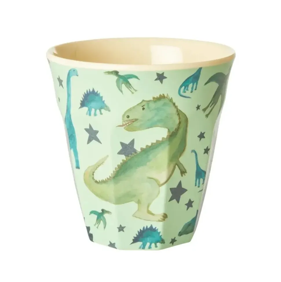 Rice | Melamine Cup Dino Print | Medium 250ml