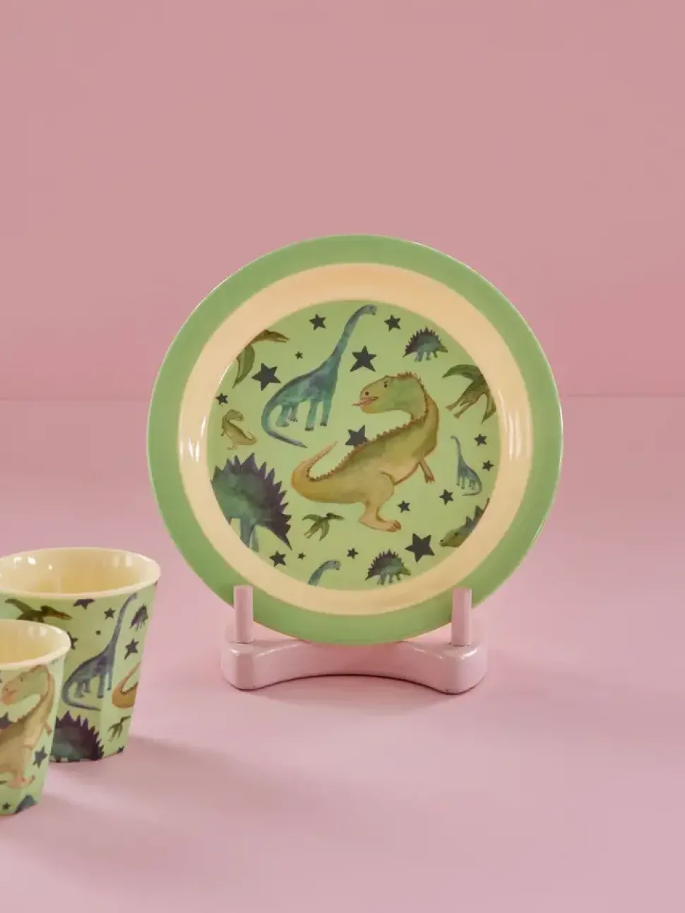 Rice | Melamine kinderbord dinosaurus print