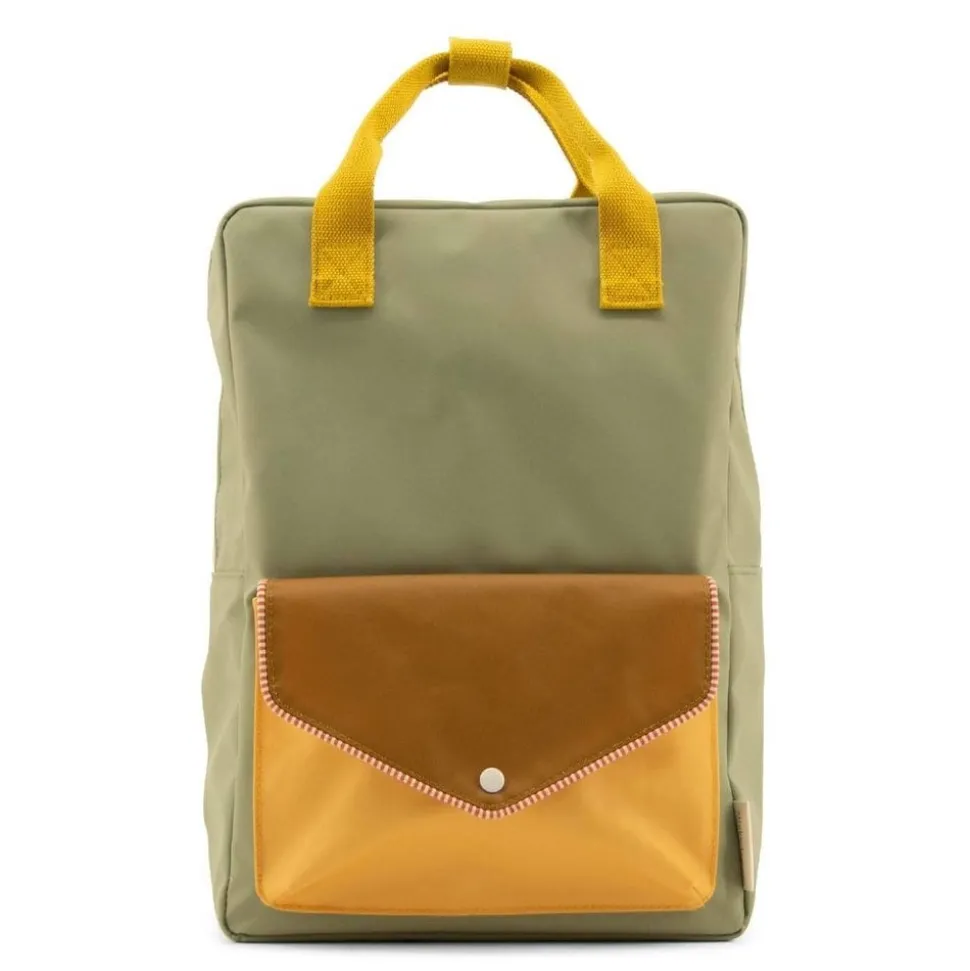 Sticky Lemon | Backpack Large | Meadows Envelope | Map Green