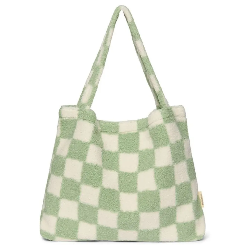 Studio Noos | Binibamba | Pistachio Checked Teddy | Mom Bag