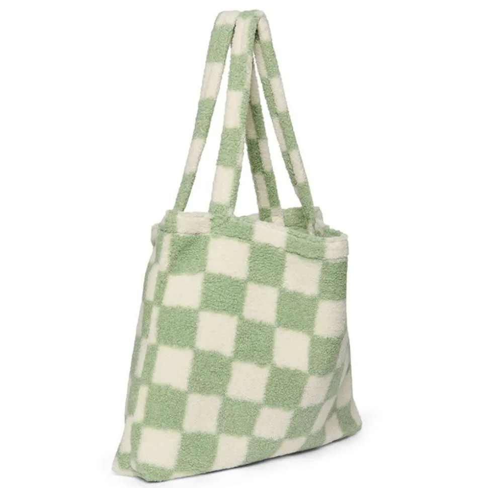 studio_noos__binibamba__p_2.webp Studio Noos | Binibamba | Pistachio Checked Teddy | Mom Bag