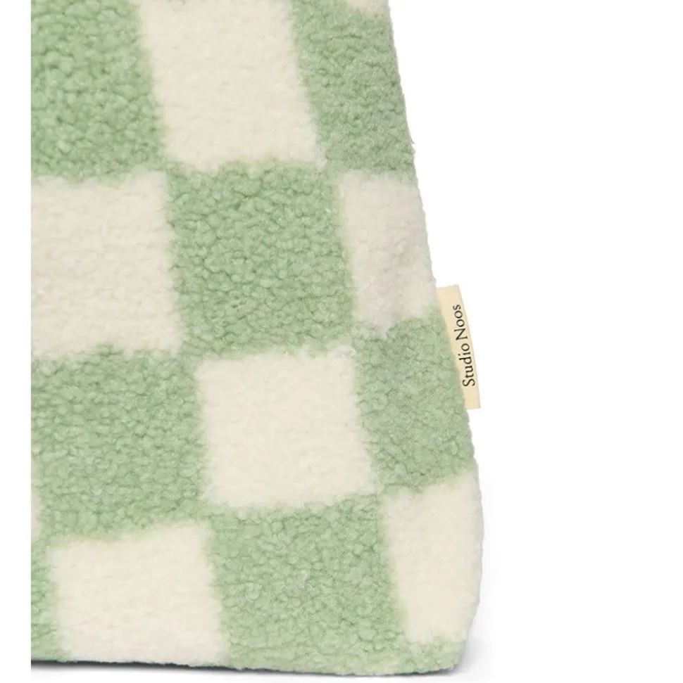 studio_noos__binibamba__p_3.webp Studio Noos | Binibamba | Pistachio Checked Teddy | Mom Bag