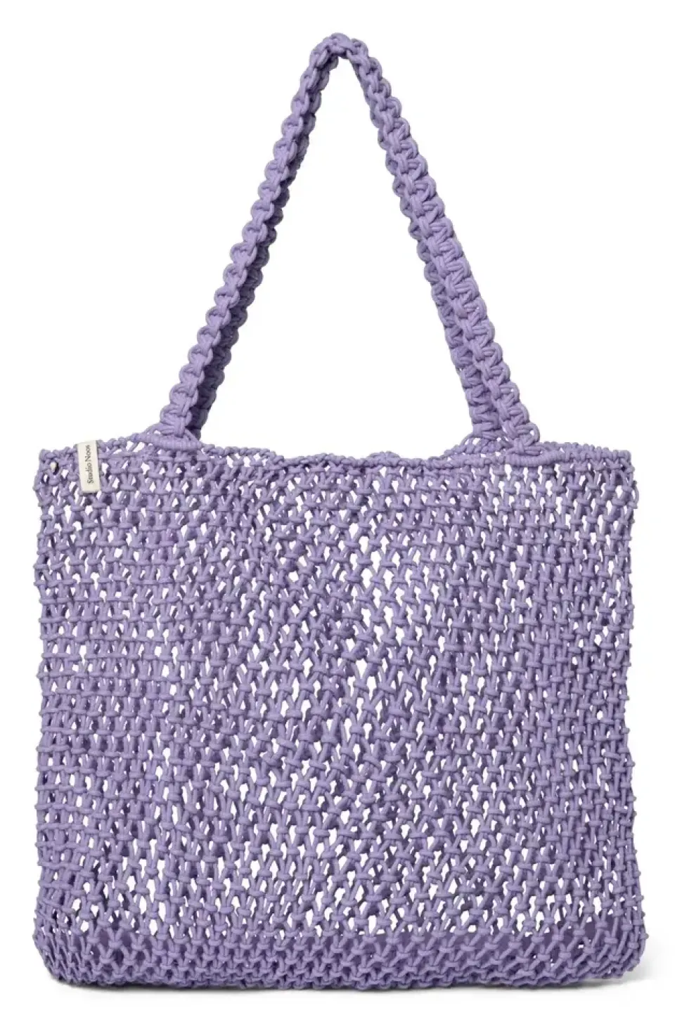 Studio Noos | Lilac Macrame Mom Bag