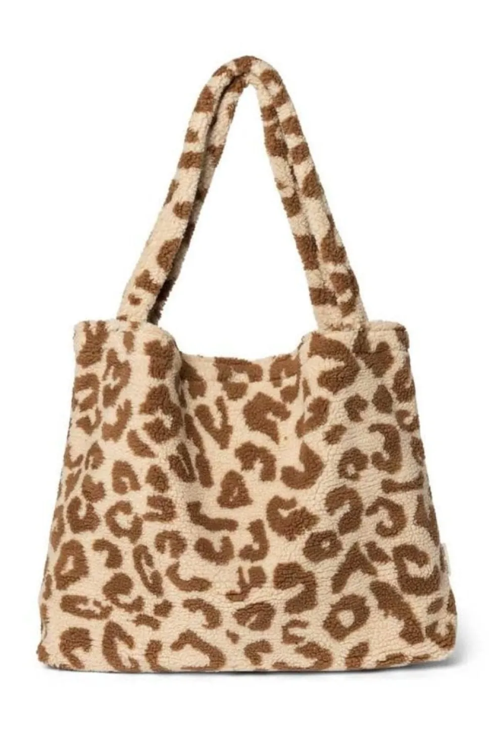 Studio Noos | Teddy leopard ecru mom-bag