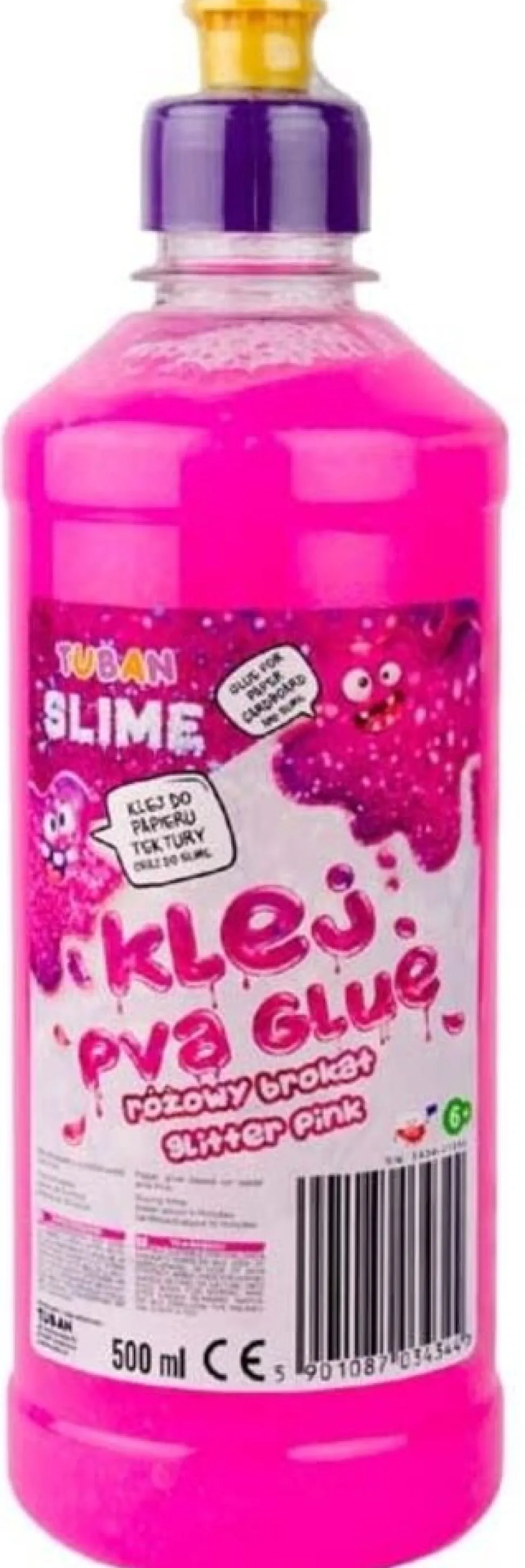 Tuban | Pva Glue Glitter 500 ml | Pink